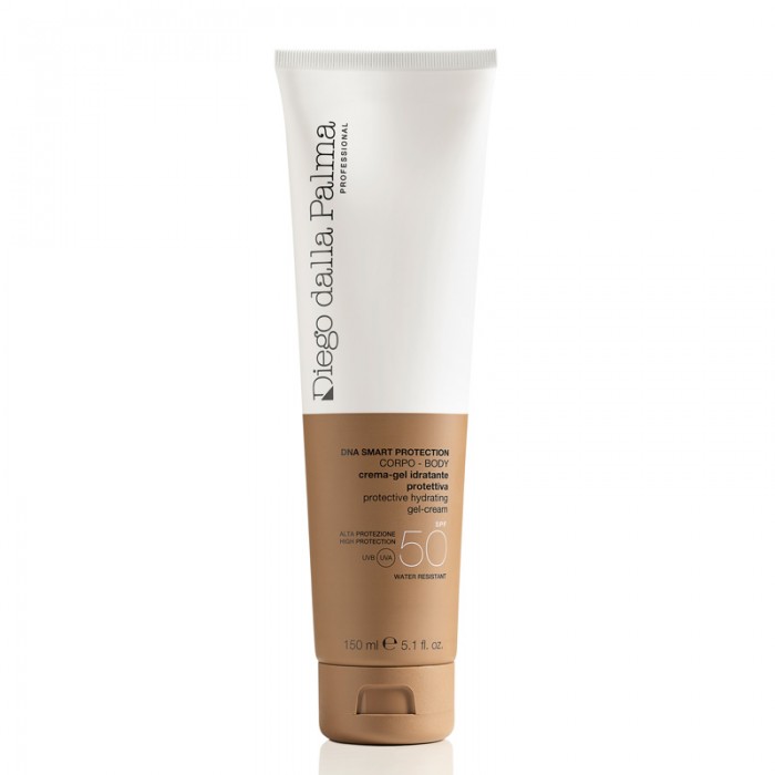 Diego dalla Palma Protective hydrating gel-cream SPF50 - Солнцезащитный гель - крем для тела SPF50 (водостойкий), 150 мл