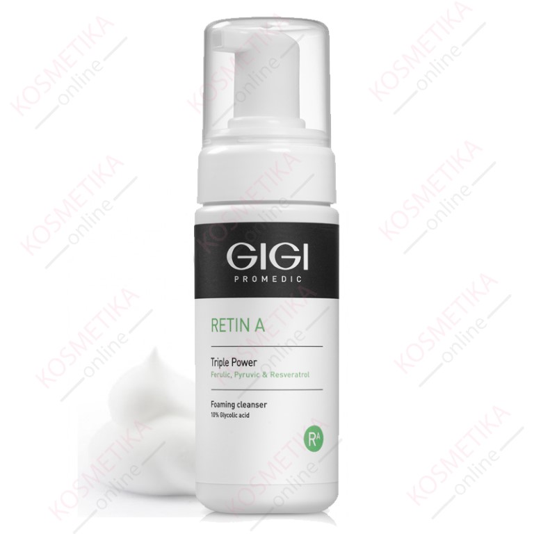 Очищающий мусс GIGI Retin A Triple Power Foaming Cleanser, 120 мл