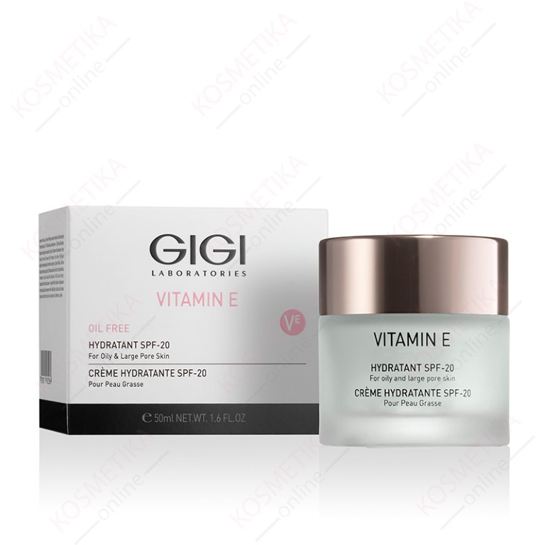 Увлажняющий крем для жирной кожи GIGI Vitamin E Hydratant SPF 20, 50 мл