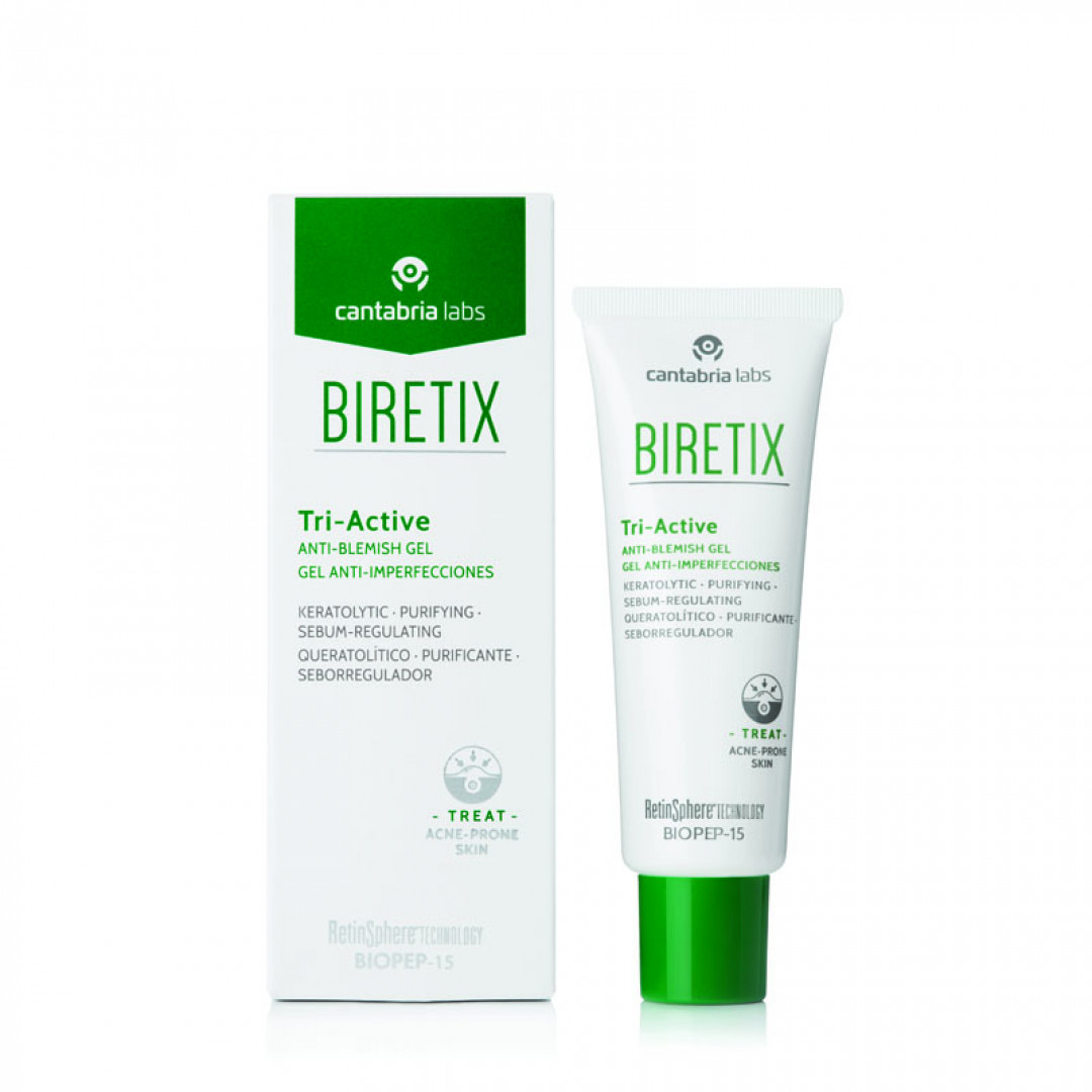 BIRETIX - Tri-Active Anti-Blemish Gel – Гель ТРИ-АКТИВ для кожи с акне, 50 мл