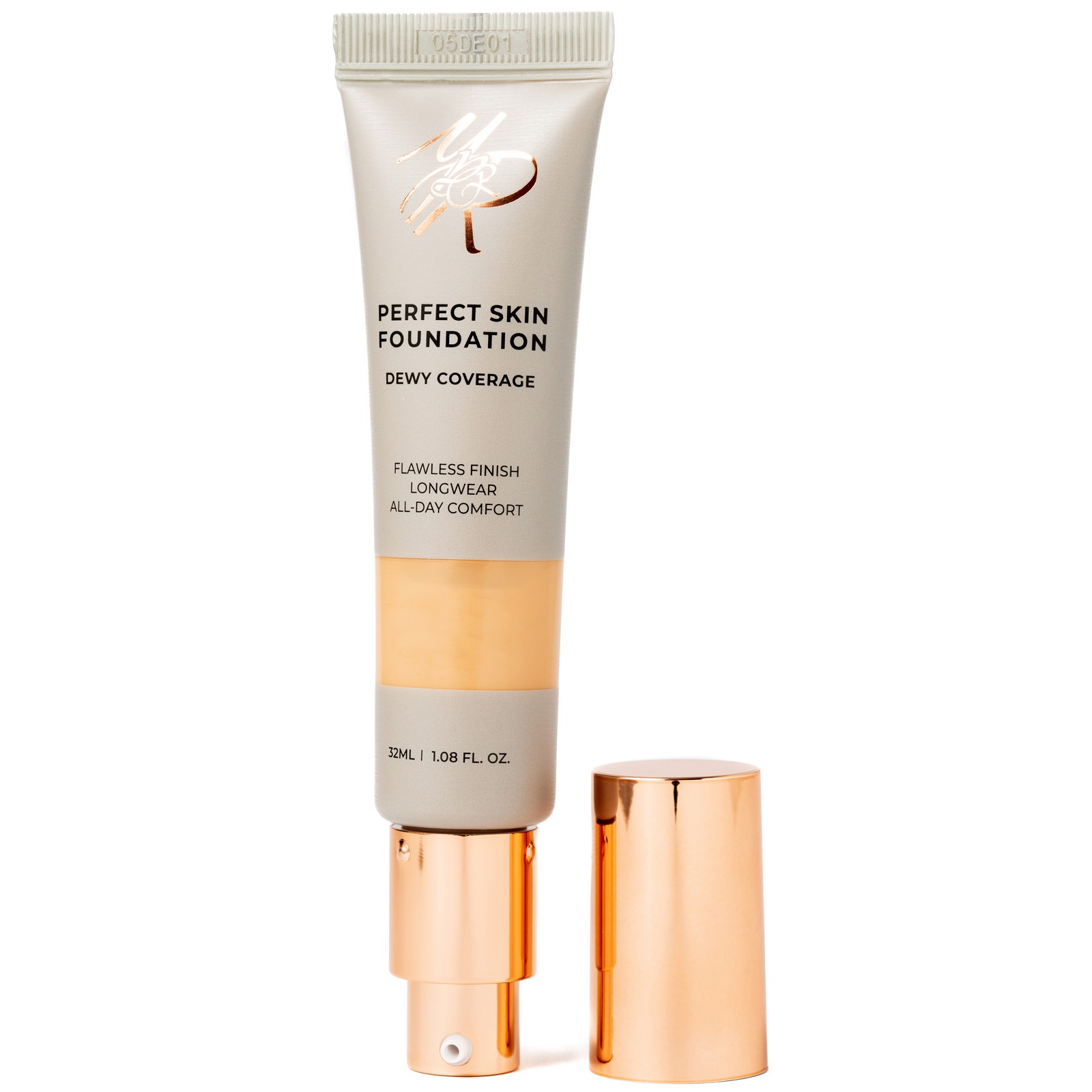 Устойчивая тональная основа под макияж увлажняющая Yu.R Dewy Coverage Foundation (3.75 light golden), 32 мл