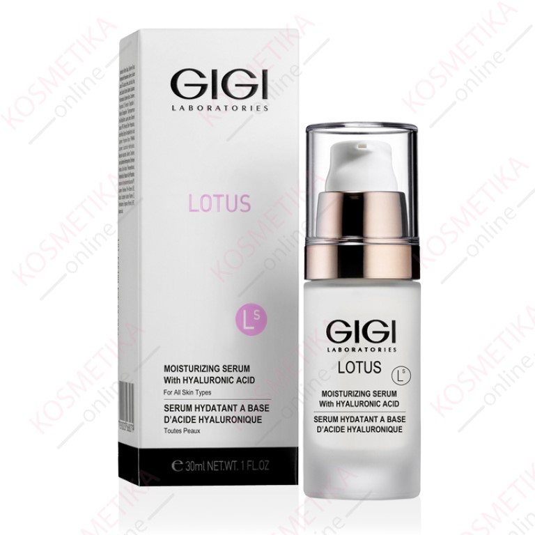 Сыворотка с гиалуроновой кислотой GIGI Lotus Beauty Moisturizing Serum with Hyaluronic Acid, 30 мл