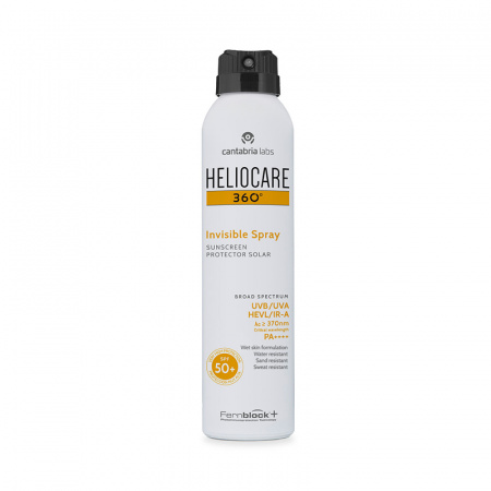 Солнцезащитный спрей для тела с SPF 50 - Cantabria Labs Heliocare 360º Invisible spray SPF 50, 200 мл.