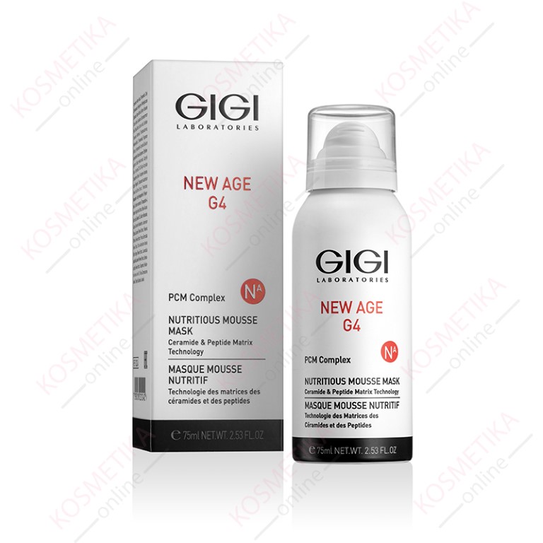 Маска-мусс экспресс увлажнение GIGI New Age G4 Nutritious Mousse Mask, 75 мл