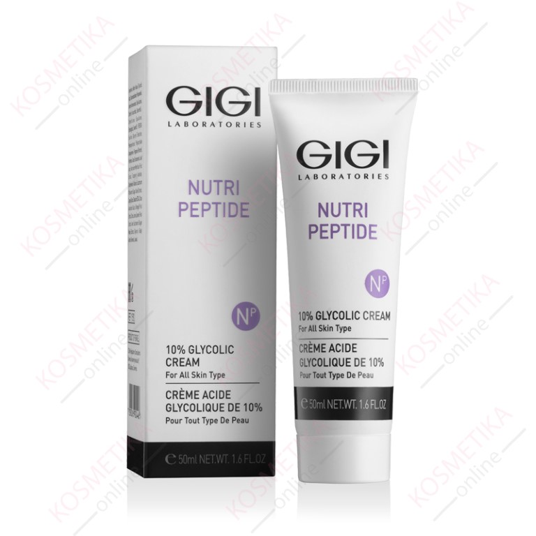 Nutri Peptide 10% Glycolic Cream Крем с 10% гликолиевой к-той для всех тип кож, 50мл
