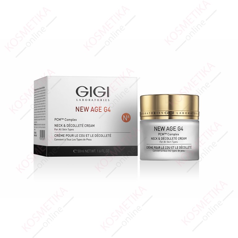 Крем для шеи и декольте GIGI New Age G4 Neck & Decollete Cream, 50 мл