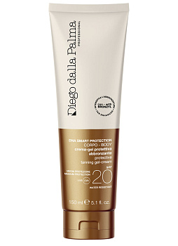 Diego dalla Palma  Protective Tanning Gel Cream - Dody SPF 20 - Солнцезащитный гель - крем для тела SPF 20 (водостойкий), 150 ml