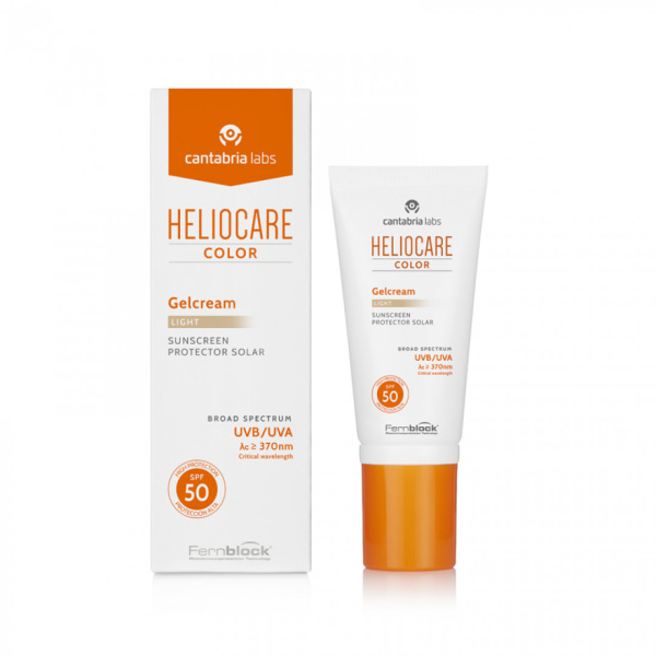 HELIOCARE Color GelCream Light – Тональный солнцезащитный гель-крем с SPF 50, 50 мл