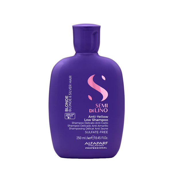 Шампунь тонирующий антижёлтый Anti-Yellow Low Shampoo, 250 мл - ALFAPARF