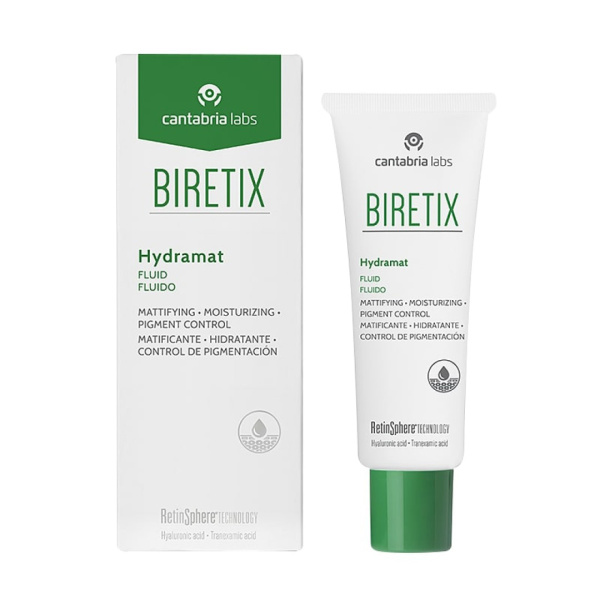 BIRETIX Hydramat SPF30 - Флюид дневной увлажняющий и матирующий с SPF30, 50 мл