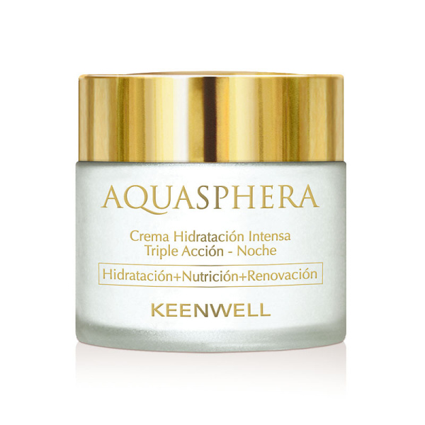 Ночной интенсивно увлажняющий крем тройного действия Aquasphera, 80 мл - Keenwell