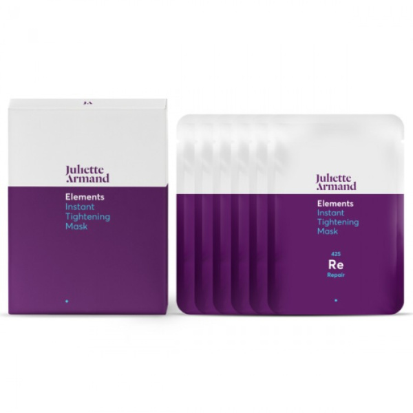 Juliette Armand Instant Tightening Mask - Разглаживающие коллагеновые патчи, 6 шт в коробке 