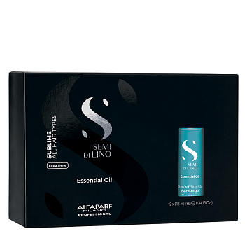 Масло увлажняющее для всех типов волос SDL SUBLIME ESSENTIAL OIL,12 ампул по 13 мл - ALFAPARF 