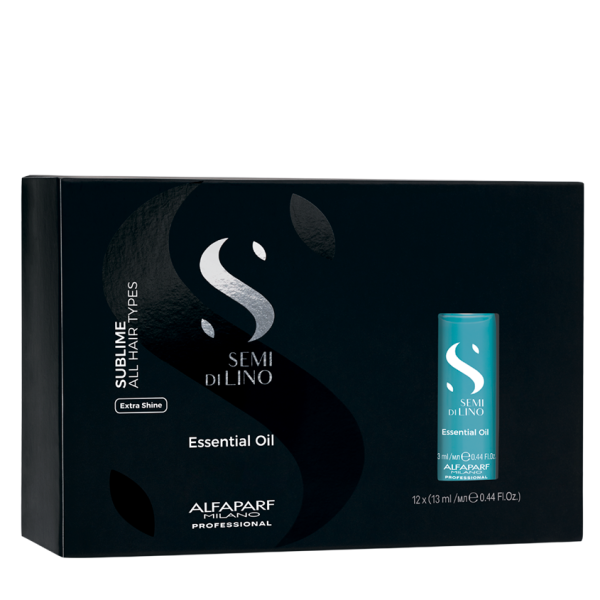 Масло увлажняющее для всех типов волос SDL SUBLIME ESSENTIAL OIL,12 ампул по 13 мл - ALFAPARF 