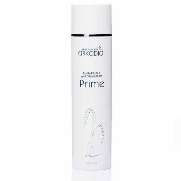 Arkadia Гель-пенка для умывания Prime, 200 ml