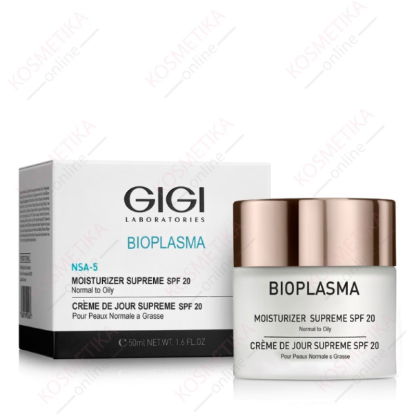 GIGI Bioplasma NSA-5 Moisturizer Supreme SPF 20 крем увлажняющий для норм. и жирной кожи, 50 мл