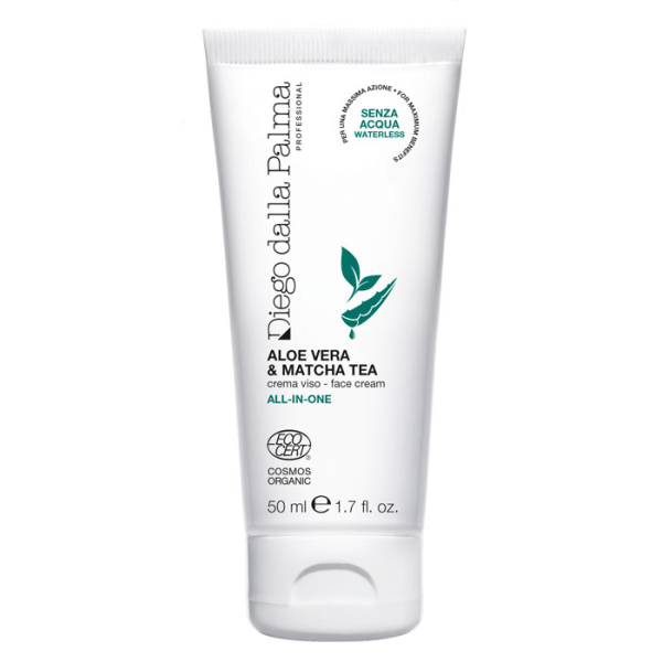 Diego dalla Palma Aloe vera & matcha tea face cream all-in-one - Мульти-активный крем с алоэ вера и матчей, 50 мл
