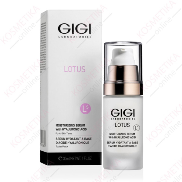 Сыворотка с гиалуроновой кислотой GIGI Lotus Beauty Moisturizing Serum with Hyaluronic Acid, 30 мл