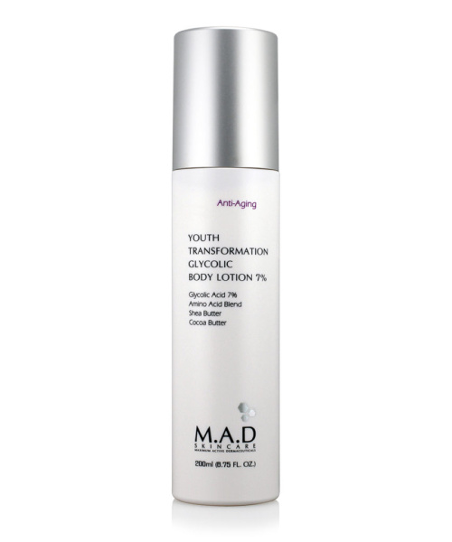 Youth Transformation Glycolic Body Lotion 7% - Омолаживающий лосьон для тела с 7% гликолевой кислотой, 200 мл