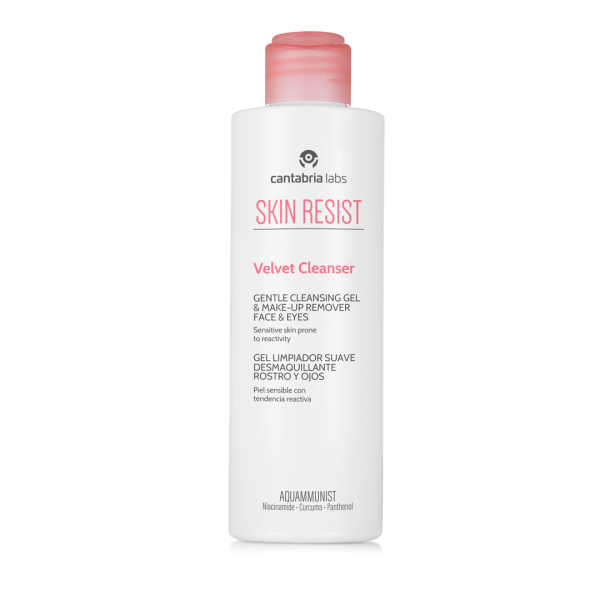 Мягкий очищающий гель и демакияж для лица и глаз Skin Resist, 200 мл - Cantabria Labs