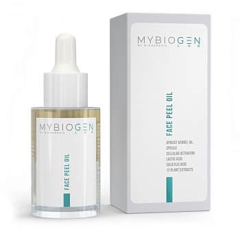 Mybiogen Face Peel Oil - Двухфазный масляный пилинг для кожи лица, 30ml