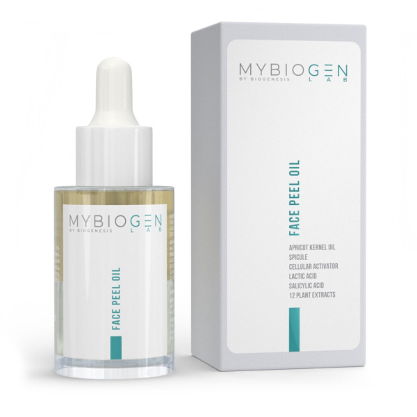 Mybiogen Face Peel Oil - Двухфазный масляный пилинг для кожи лица, 30ml