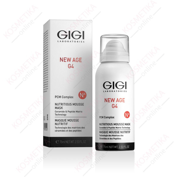 Маска-мусс экспресс увлажнение GIGI New Age G4 Nutritious Mousse Mask, 75 мл