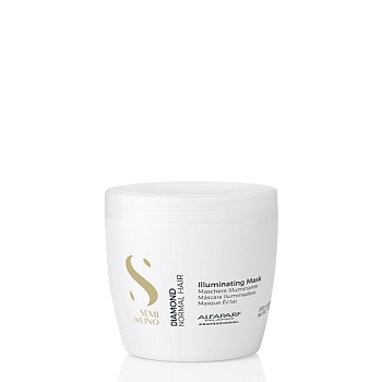 Маска для нормальных волос, придающая блеск SDL diamond illuminating mask, 500 мл - ALFAPARF