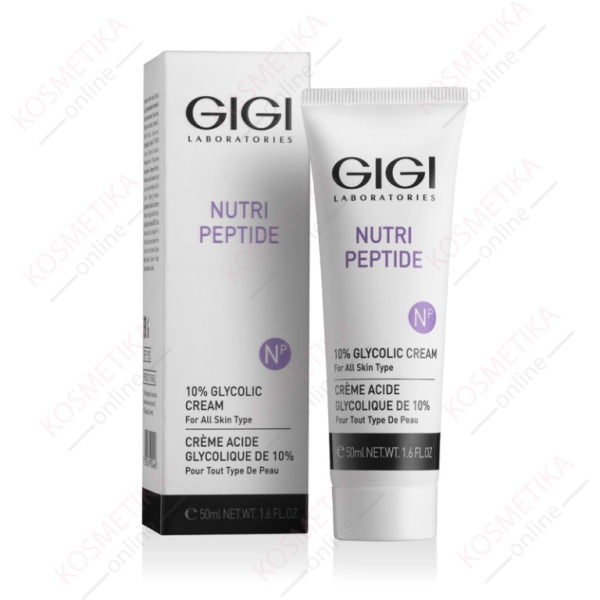 Nutri Peptide 10% Glycolic Cream Крем с 10% гликолиевой к-той для всех тип кож, 50мл