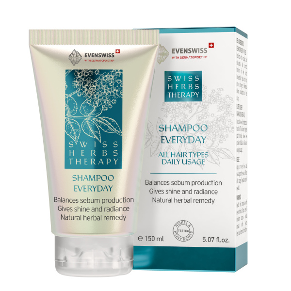 Evenswiss шампунь Shampoo everyday Swiss Herbs Therapy 30 мл