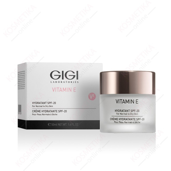 Gigi Vitamin E Moisturizer for dry skin Крем увлажняющий для сухой кожи 50 мл