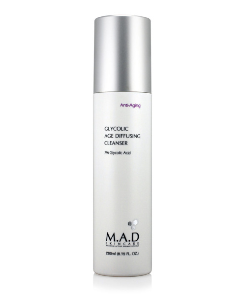 Glycolic Age Diffusing Cleanser - Очищающий гель с 7% гликолевой кислотой предотвращающий старение кожи, 200 мл