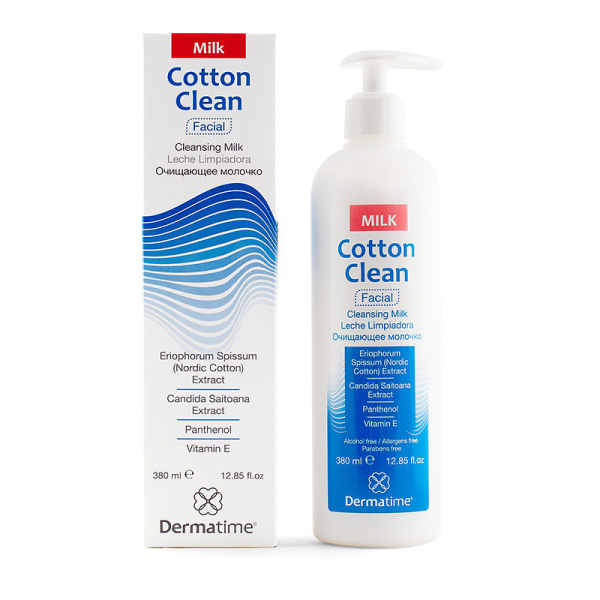 Очищающее молочко Cotton Clean, 380 мл - Dermatime