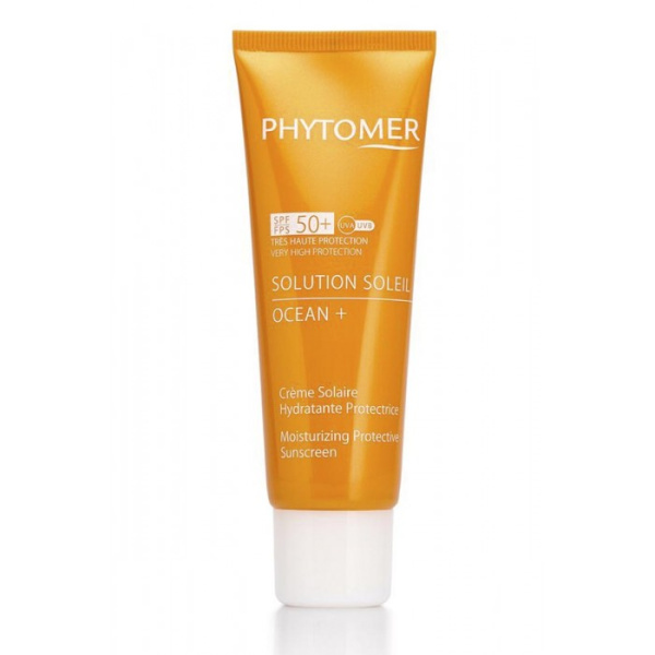 Sun Solution Ocean+ SPF50+ Moisturizing Protective Sunscreen Солнцезащитный увлажняющий крем для Лица Океан SPF50+ 50 мл - Phytomer