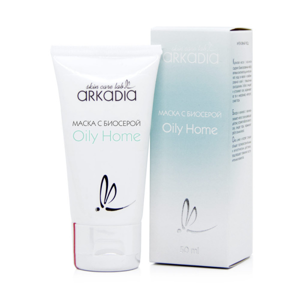 Arkadia Маска с биосерой Oily Home, 50 ml