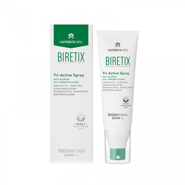 BIRETIX - Tri-Active Spray Anti-blemish - Спрей Три-Актив анти-акне, 100 м