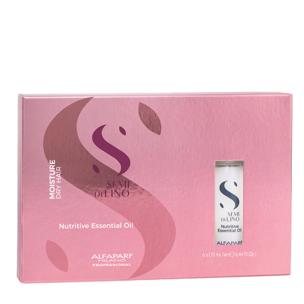 Масло, увлажняющее для питания сухих волос SDL moisture nutritive essential oil, 6 ампул по 13 мл - ALFAPARF