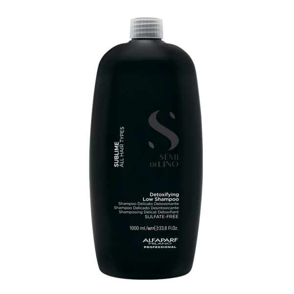 Детокс-шампунь для интенсивного и бережного очищения Detoxifying Low Shampoo, 1000 мл - ALFAPARF 